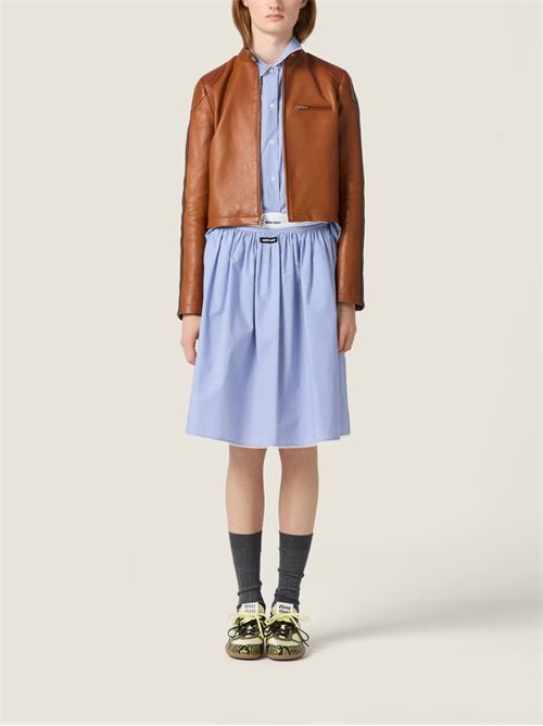 Nappa leather jacket MIU MIU | MPW00819BXF0134